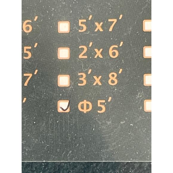 Christmas Round Rug 5ft Area Rug Green Xmas Tree Rug - Picture 9 of 9